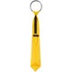 thumbnail image 4 of Corbatas con cremallera preanudadas para hombre INSPIRE CHIC, color sólido, formales y casuales, brillo de satén, amarillo, 4 of 5
