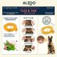 thumbnail image 3 of Collar para perro ALZOO a base de plantas 75 cm (2 unidades), 3 of 8
