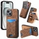 thumbnail image 1 of Funda Billetera con Soporte para iPhone 15 Protector Delgado Marrón, 1 of 6