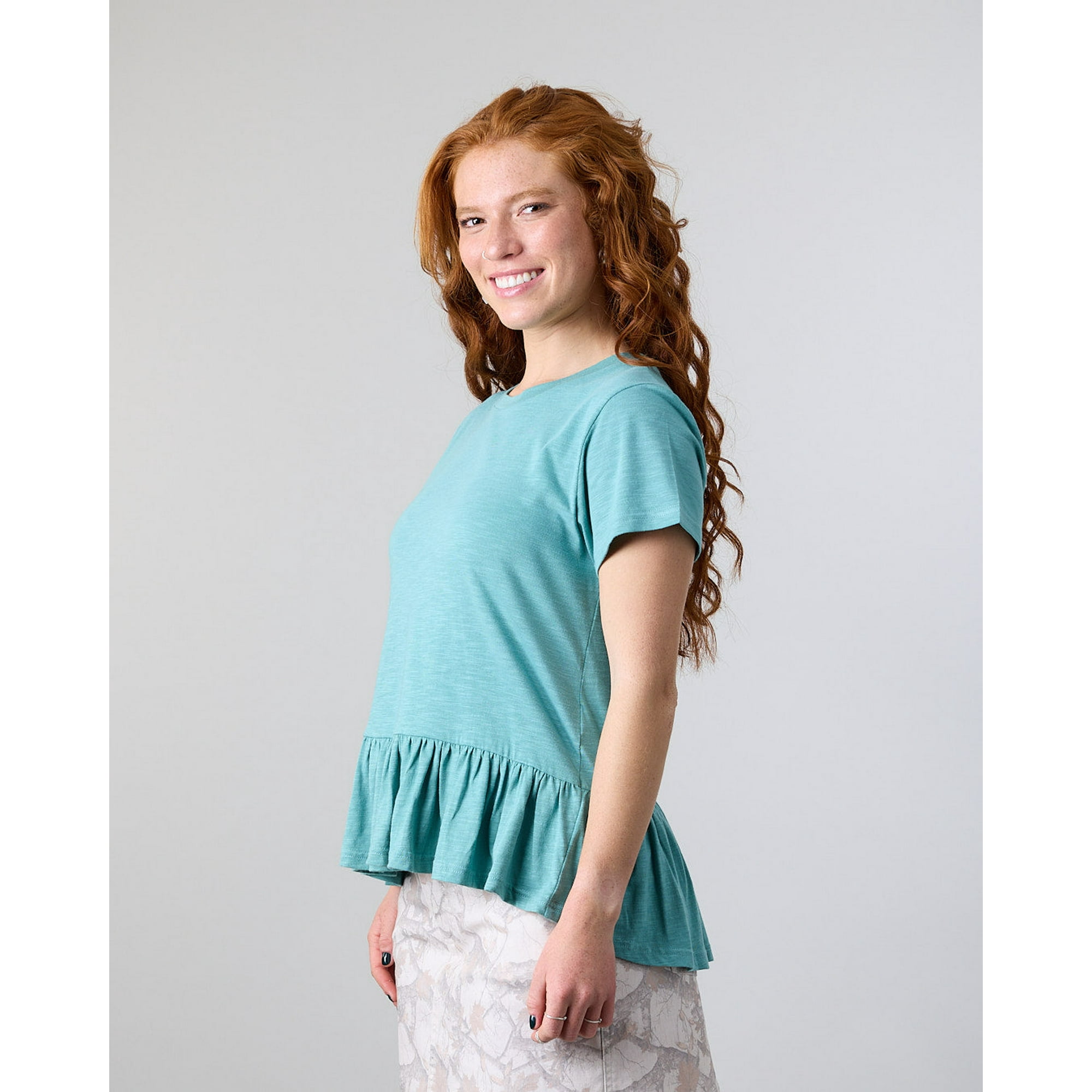 Polera Mujer Ruedo Con Vuelos Polemic