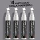 thumbnail image 2 of Rotuladores de tiza Chalkola White para coches, cristal lavable, paquete de 4, 2 of 9