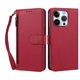 thumbnail image 1 of Funda Tipo Billetera para iphone14 Pro con Soporte y Bolsillo con Cierre Rojo, 1 of 1