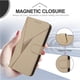 thumbnail image 5 of Funda Cartera Fibra de Carbono para Samsung Galaxy A72 4G con Soporte y Cierre Magnético Oro, 5 of 6