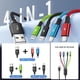 thumbnail image 3 of 4 in 1 Multi Charging Cable, 2 Pack 5FT Charging Cords for M, 3 of 3