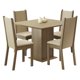 thumbnail image 1 of Juego Comedor Lilo Leone 4 Sillas Café, 1 of 6