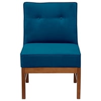 Latam Home - Sitial Colonia Tela Velvet Azul Petroleo