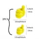 thumbnail image 1 of 30pcs Self Adhesive Silicone Thumb Hooks - Perfect for Organizing Cables, Headphones, Plugs & Masks!, 1 of 5