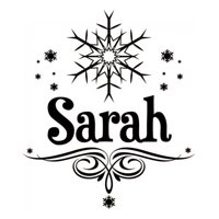 Rienda Libre Graphics - Decomural Personalised Name Snowflake Ws-44224