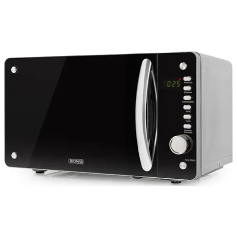 Microondas Electrico 20L 800W Negro Gris Th-20Dm Thomas
