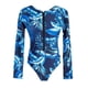 thumbnail image 1 of Traje de baño de una pieza de manga larga con cremallera para mujer, traje de baño para surf, 1 of 5