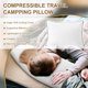 thumbnail image 2 of Almohada de viaje Ivellow Cooling Campamento de espuma viscoelástica blanca, 2 of 7