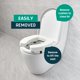 thumbnail image 4 of Elevador de asiento de inodoro Lunderg Adds de 5 cm, ajuste universal, blanco, 4 of 9
