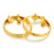 thumbnail image 1 of Pulseras Ethlyn de 4,5 cm Chapado en Oro para Bebé – Pack de 2, 1 of 7