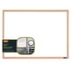 thumbnail image 2 of Pizarra Whiteboard Quartet de 17 x 23 pulgadas con marco de roble para borrar en seco, 2 of 3