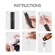 thumbnail image 5 of Botella de aerosol para perfume LISAPACK, atomizador, 8 ml (3 unidades), color negro, 5 of 7