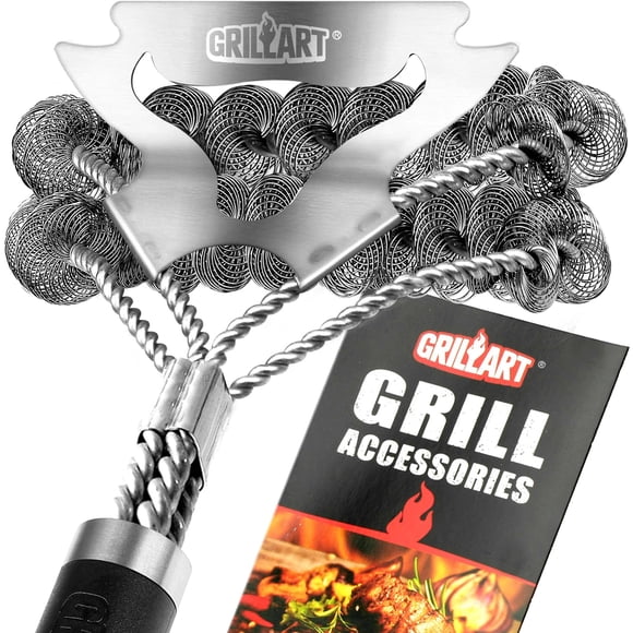 Cepillo para Parrilla GRILLART Sin Cerdas 46 cm Limpiador de BBQ