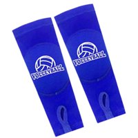 Magideal - 2 Piezas De Guantes De Manga De Voleibol Para Brazo, Protectores Deportivos Para Brazo, Guantes De Entrenamiento De Compresión Para Antebrazo, Para Vi Azul