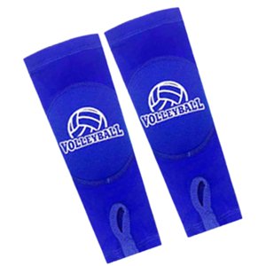 Magideal - 2 Piezas De Guantes De Manga De Voleibol Para Brazo, Protectores Deportivos Para Brazo, Guantes De Entrenamiento De Compresión Para Antebrazo, Para Vi Azul
