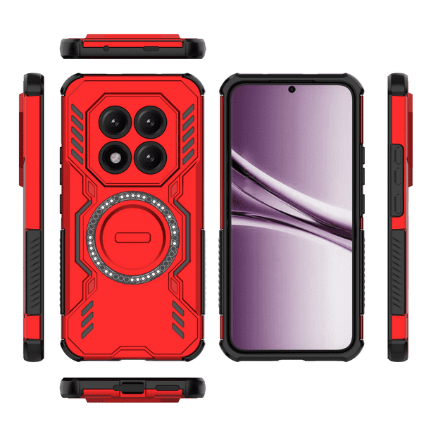 Funda GANGXUN para Xiaomi Redmi Note 15 Pro Plus 5G , magnética, resistente a golpes, con soporte, unisex, carga inalámbrica