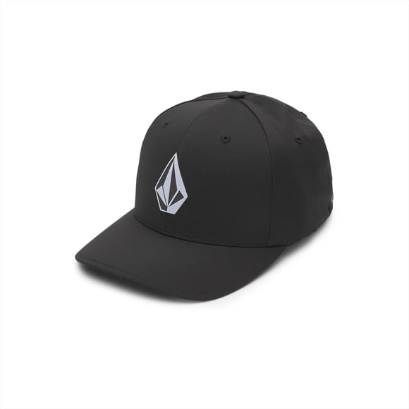 Gorra Volcom Stone Tech Delta Flexfit Repelente al Agua Negra