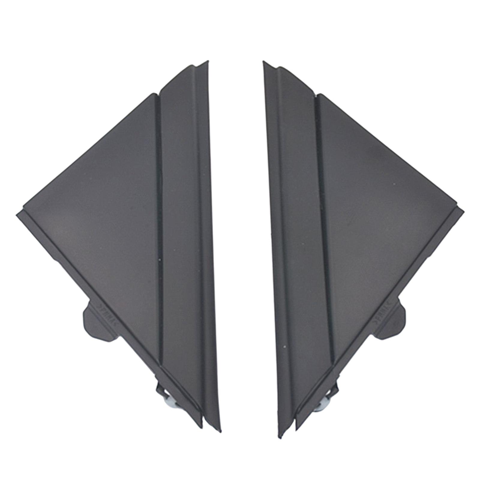 Magideal - 2X Premium Triángulo Izquierdo Derecho Accesorios Prácticos Portátiles Suministros De Coche Cubierta De Bandera De Espejo De Puerta De Coche