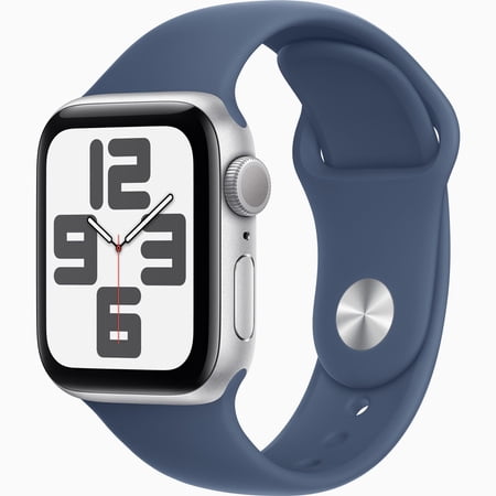 Apple Watch SE 2.ª generación (GPS) Caja de aluminio de 40 mm con correa deportiva - S/M - Plata - (2024)