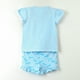 thumbnail image 2 of Pijama Manga Corta Niña Celeste Bingo & Bluey, 2 of 4