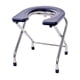 thumbnail image 1 of Silla De Taburete De Inodoro En Cuclillas Para Personas Mayores Para Baño Asiento De Silla De Inodoro Portátil Negro 38 Cm De Alto, 1 of 5