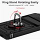 thumbnail image 3 of Funda Resistente Anillo Soporte Google Pixel 7 Pro Privacidad Cámara Montaje Magnético Negro, 3 of 5