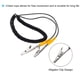 thumbnail image 4 of Cable de conexión a tierra ESD con clip de cocodrilo, cable elástico amarillo antiestático de 3.0m/118", paquete de 2, 4 of 4