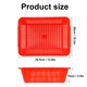 thumbnail image 2 of Cestas de Almacenamiento Geytetqi 39 × 26 × 12 cm Rojo (Pack de 12), 2 of 7