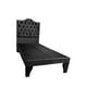 thumbnail image 2 of Cama 1 Plaza Ovalada Incluye Base Y Respaldo Negro, 2 of 2