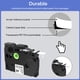 thumbnail image 3 of Cinta para rotular, compatible con Greencycle, Ptouch TZe, 12 mm, paquete de 6, 3 of 9