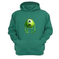Genérico - Polerón Canguro Fabrica De Monstruos Verde Aguamarina Talla M Unisex