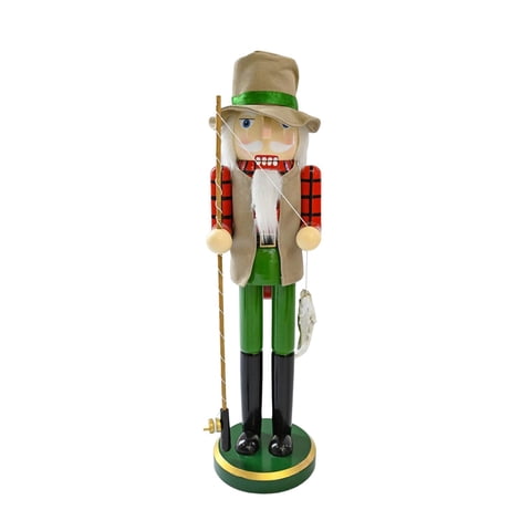 Bothyi - Figura De Cascanueces De Decoración Navideña Para Dormitorio, Cumpleaños, Árbol De Navidad, Pesca