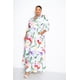 thumbnail image 1 of Vestido con Botones en la Parte Delantera y Mangas Abullonadas, Talla 2XL, 1 of 3
