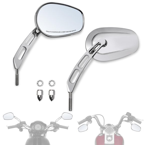 Espejos FOVPLUE Harley Izquierdo y Derecho en Cromo