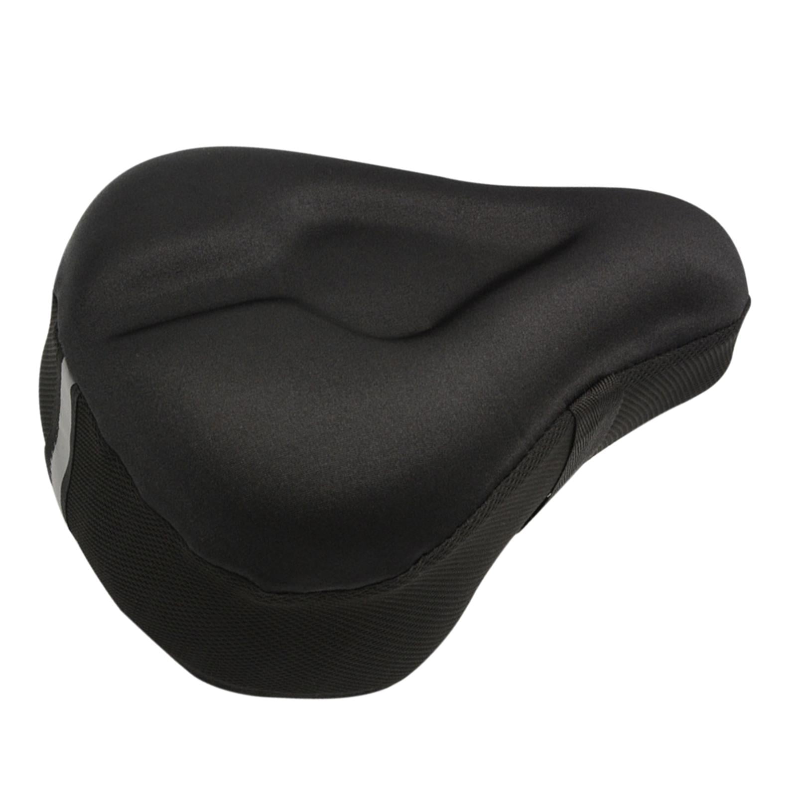 Ioensy - Funda De Cojín De Asiento De Bicicleta De Silicona Grande Y Ancha Suave Almohadilla De Sillín De Bicicleta De Ciclismo