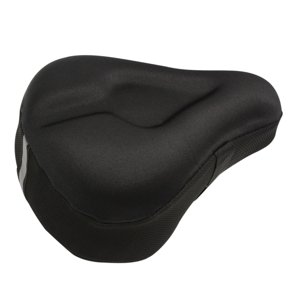 Ioensy - Funda De Cojín De Asiento De Bicicleta De Silicona Grande Y Ancha Suave Almohadilla De Sillín De Bicicleta De Ciclismo