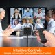thumbnail image 5 of Cámara para videoconferencias Innex Cube 4K 360° con IA y micrófonos duales, 5 of 9