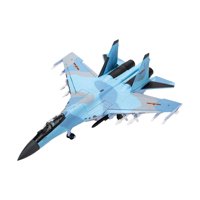 Magideal - Alloy Fighter 1/48 Su35 Avión Avión De Juguete Para Niños Con Soporte Modelo De Avión Para El Hogar, Dormitorio, Armario, Oficina, Decoración De Escri