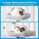 thumbnail image 4 of Muebles de condominio Cat Tree Hey-Brother de varios niveles, gris claro, 4 of 8