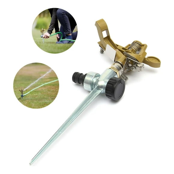 Aspersor De Riego Automático De Impacto Metálico 360