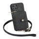 thumbnail image 3 of Funda Tipo Cartera con Correa Cruzada para iPhone 15 Plus Protección Contra Golpes Negro, 3 of 6