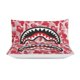 thumbnail image 4 of Rose Red Bape Shake Camo Comforter Set Soft 3 Pcs Twin Bedding Sets Thicken for All Season, 4 of 5