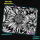 thumbnail image 3 of Mousepad 20x24 Cm - Diseño Girasoles Monocromo, 3 of 3