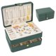 thumbnail image 1 of Organizador de joyas KOOAAICCHI portátil de viaje - verde, 1 of 6