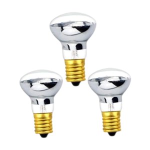 Magideal - 3 Bombillas De Repuesto Para Lámpara Decorativa, E17, Reflectores, Tornillos Pequeños, Latón, Cristal, Ideales Para Crear Imágenes Relajantes, Uso En 30 W