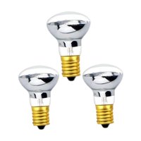 Magideal - 3 Bombillas De Repuesto Para Lámpara Decorativa, E17, Reflectores, Tornillos Pequeños, Latón, Cristal, Ideales Para Crear Imágenes Relajantes, Uso En 30 W