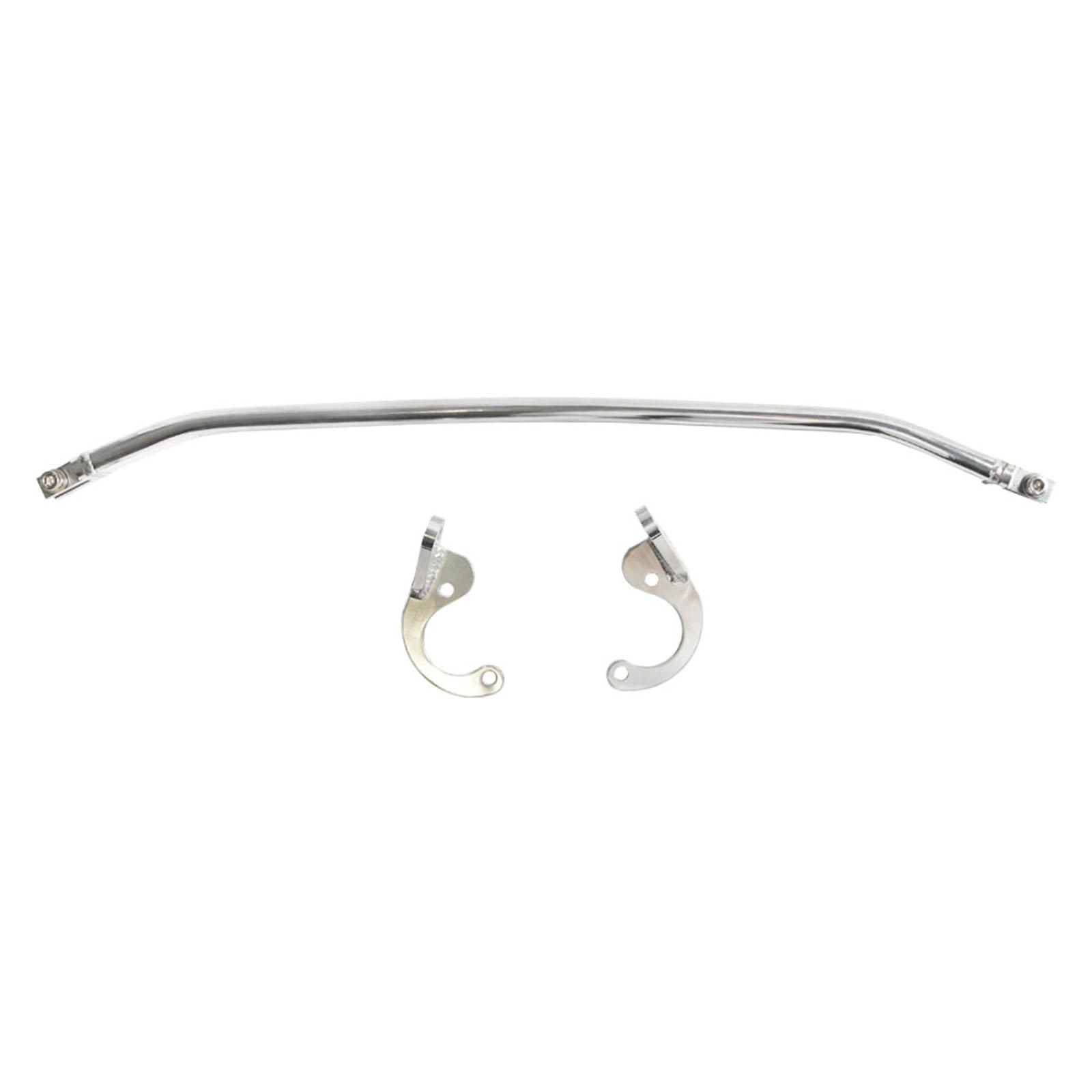 Magideal - Barra De Puntal Delantera 101526, Metal De Alto Rendimiento Para Coupe Hatchback Sedan, Accesorios De Coche, Piezas De Automóvil Duraderas , Argén